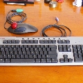 Keyboard + Track ball