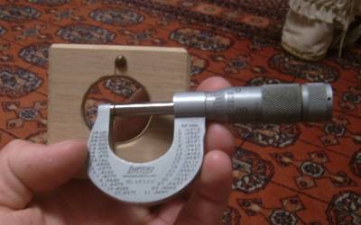 Measuring the thickness of my diffraction grating