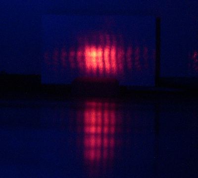 A beautiful array of the interference pattern